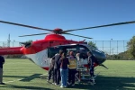 Ambulans helikopter yenidoğan bebek için havalandı