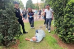 Anıtpark’taki sarhoş sağlıkçıları bezdirdi