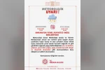 Ankara Valiliği kuvvetli yağışa karşı uyardı