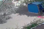 Ankara’da 3 katlı binadaki göçük anı kamerada