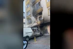 Ankara’da gece çıkan yangında dükkan, minibüs ve daire zarar gördü