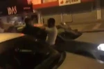 Ankara’da iki sürücü trafikte yumruklu kavga etti