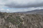 Ankara’da Kapadokya’yı andıran doğa harikası: Abacı Peribacaları