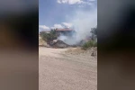 Ankara’da otları temizlemek için yakılan ateş eve sıçradı
