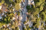 Antalya’da 3 bin 650 metrelik tarihi Kervan Yolu rotası dron ile görüntülendi