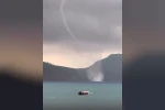 Antalya’da denizde aynı anda 2 hortum oluştu 