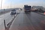 Araç sollamak isterken tırın önünde kaldı: 6 yaralı