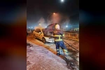 Araç yangını kısa sürede söndürüldü