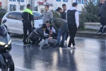 Aracın çarptığı yaya yaralandı