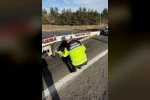 Ardahan’da jandarmadan ‘zorunlu kış lastiği’ denetimi