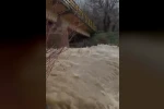 Arıcak’ta kar eridi, dereler coştu