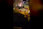 Arnavutköy’de elektrik kabloları patlayarak yandı