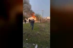 Arnavutköy’de gecekondu alev alev yandı