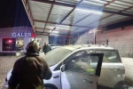 Arsuz’da araç yangını