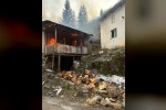 Artvin’de cami lojmanında yangın