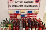 Artvin’de jandarmadan kaçakçılık operasyonu