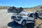 Aşkale’de feci trafik kazası: 1’i ağır 2 yaralı 