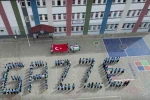 Aşkale’de ortaokul öğrencilerinden Gazze’ye duygusal destek