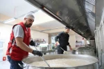 Aşure kazanları Türk Kızılay Elazığ Aşevi’nde kaynadı 