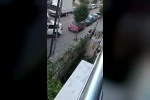 Avcılar’da park yeri tartışması kamerada