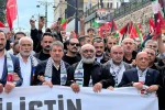 Ayasofya’dan Eminönü’ne Gazze’ye destek yürüyüşü