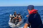 Aydın açıklarında 12 düzensiz göçmen kurtarıldı