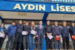 Aydın Lisesi öğrencileri başarılarıyla gururlandırdı