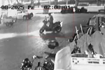 Aynı yerden iki motosiklet çalan şahsın hırsızlık anı güvenlik kamerasında 