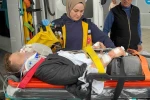 Ayvacık’ta patpat devrildi: 1 yaralı