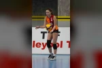 Ayvalıklı genç voleybolcu Minel Yalçın milli takım kampına davet edildi