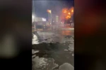 Ayvalık’ta fabrika arazisinde yangın paniği