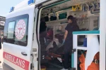 Baba ve kızı motosiklet kazasında yaralandı