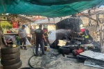 Babaeski’de evin bahçesindeki depoda çıkan yangın söndürüldü