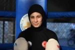 Babasının elinden tutup ringe bıraktığı Azranur, Türkiye’yi temsil edecek