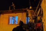 Baca yangını mahalleliyi sokağa döktü