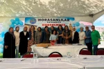 "Bahçe bizden, bohça sizden" diyerek buluştular