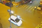 Bahçelievler’de motosiklet sürücüsünün ani hareketi kazaya yol açtı
