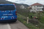 Bahçeye uçup takla atan otomobilin sürücüsü yaralandı 