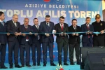 Bakan Çiftçi Aziziye’de toplu açılışlara katıldı