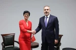 Bakan Fidan, AB Komiseri Kos ile görüştü 