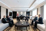 Bakan Fidan, KİB Genel Sekreteri Bahaddin’i kabul etti