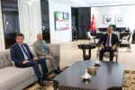Bakan Fidan, OYAK Yönetim Kurulu Başkanı Aksakallı’yı kabul etti