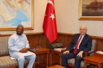 Bakan Güler, Gana’nın Ankara Büyükelçisi Nasiru-Deen’i kabul etti 