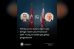 Bakan Güler, İngiliz mevkidaşı ile telefonda görüştü