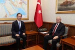 Bakan Güler, Japonya’nın Ankara Büyükelçisi Tamura’yı kabul etti