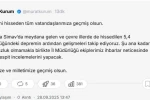 Bakan Kurum: "Depremi hisseden tüm vatandaşlarımıza geçmiş olsun"