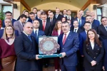 Bakan Tekin'den Özbekistan'da Taşkent Türk Okulu'na ziyaret