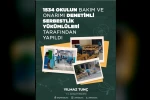 Bakan Tunç: "Bin 534 okulun bakım ve onarımı denetimli serbestlik yükümlüleri tarafından yapıldı"