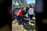 Balıkesir’de traktör devrildi, sürücü yaralandı