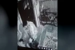 Balkondaki motosiklet ekipmanlarını çaldı